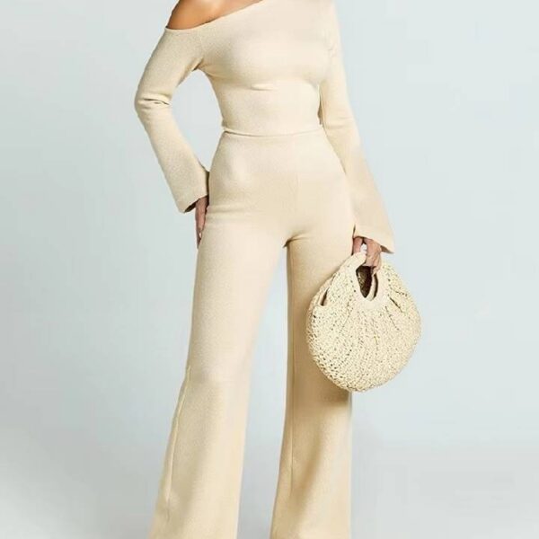 Combinaison beige élégante - CombiCérémonie