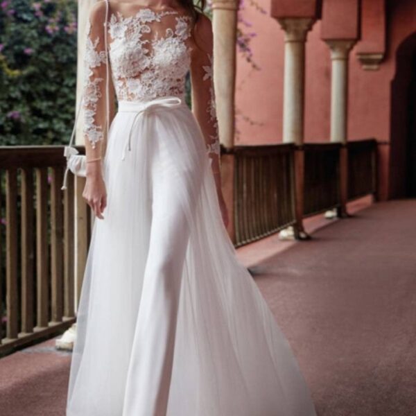 Combinaison fleurie mariage - CombiCérémonie