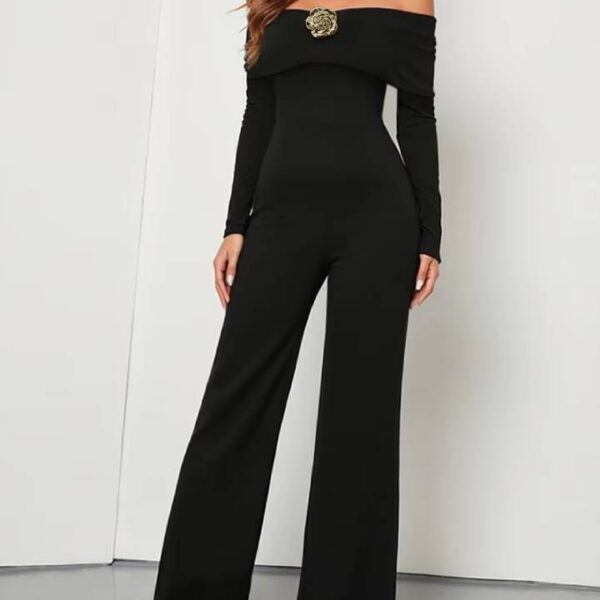 Combinaison pantalon epaule dénudée - CombiCérémonie