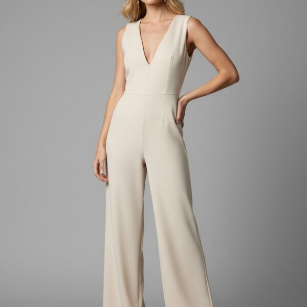 Combinaison beige soirée   CombiCeremonie