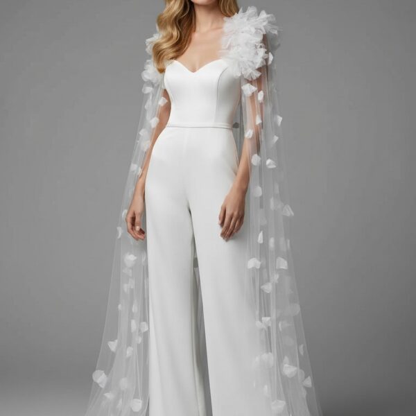 Combinaison bustier mariage civil   CombiCeremonie