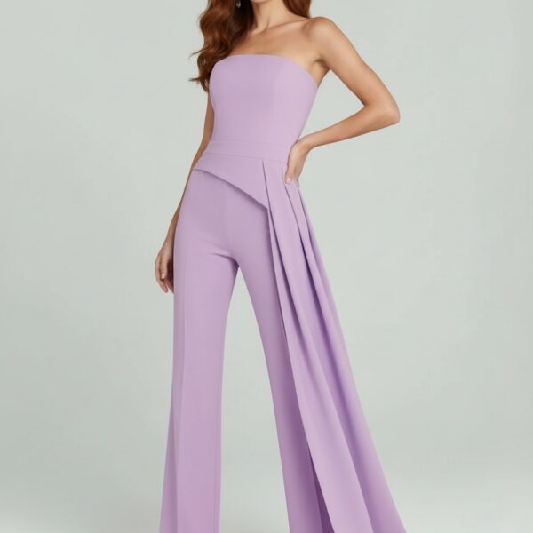 Combinaison mariage violette femme   CombiCeremonie