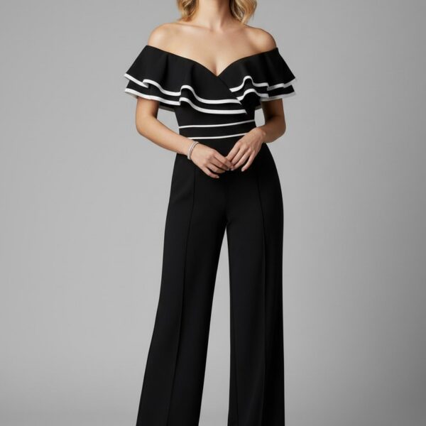 Combinaison Noire Classe cérémonie femme   CombiCeremonie