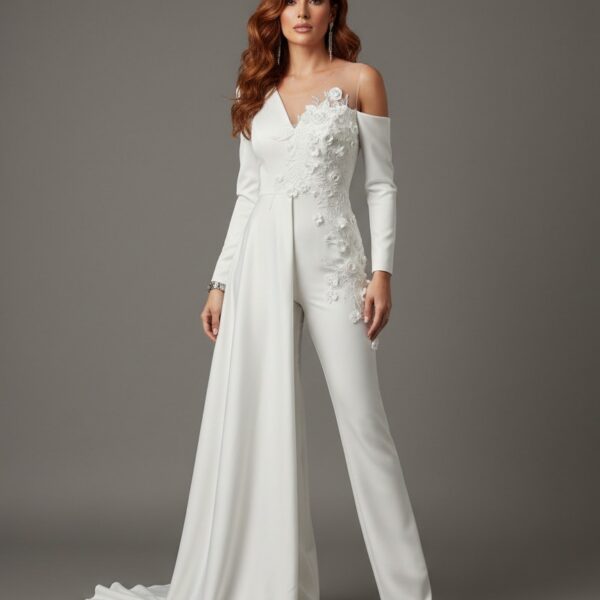 Combinaison pantalon mariage civil   CombiCeremonie