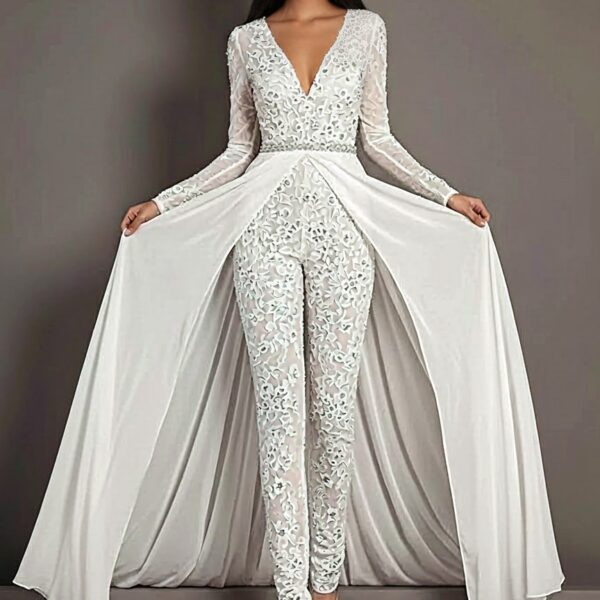 Combinaison costume mariage femme   CombiCeremonie