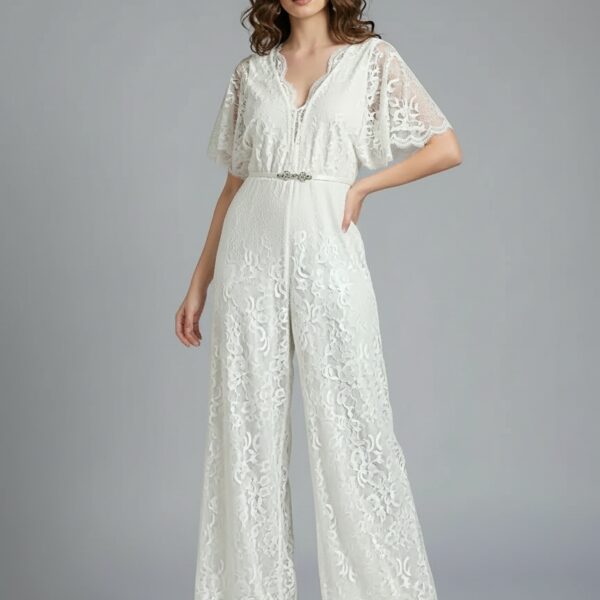 Tenue mariage combi pantalon élégante pour cérémonie   CombiCeremonie
